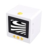 GOWENIC AI Sticker Printer, Voice Controlled Thermal Inkless Sticker Maker Machine with 2.4 Inch Screen 203 DPI Portable DIY Craft Label Printer (White)