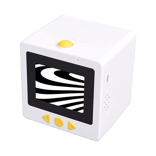 Image of VBESTLIFE Smart AI Sticker Printer, Voice Controlled Portable Thermal Inkless Sticker Maker with 2.4 Inch Screen for DIY Crafts (White)