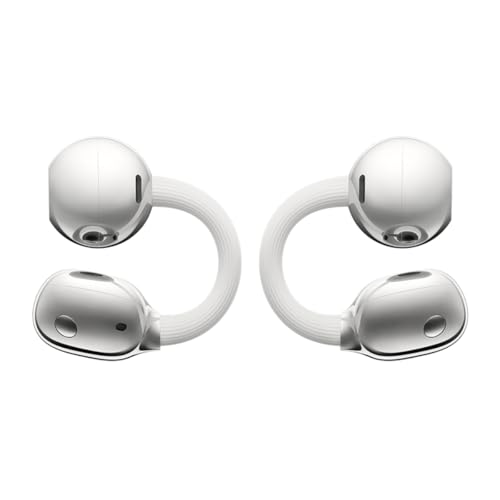 Image of Huawei FreeClip 2, Open-Ear Headphones, Wireless Bluetooth Headphones, Especially Lightweight for All-Day, 38 Hours Battery Life, iOS & Android, IP57, White