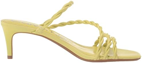 Calvin Klein Women's ILEYIA Heeled Sandal, Lime 330, 8 | Image 5