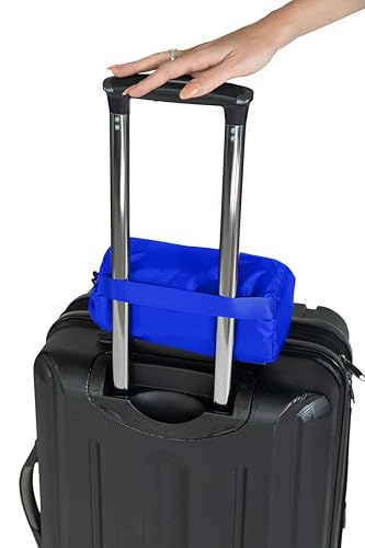 Image of BlueHills Ultra Compact Travel Blanket 2 Pack Large Soft Cozy Portable Blanket with Carry Case and for Flight Airplane Car Layover Camping Hotel Blue C205-2PK-Royal