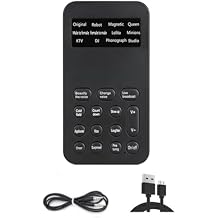 S9 Voice Changer 12 Voice Changing Modulator with Adjustable Voice Functions Phone Computer Sound Card Mic Tool, Fine Workmanship, Black, 500452752