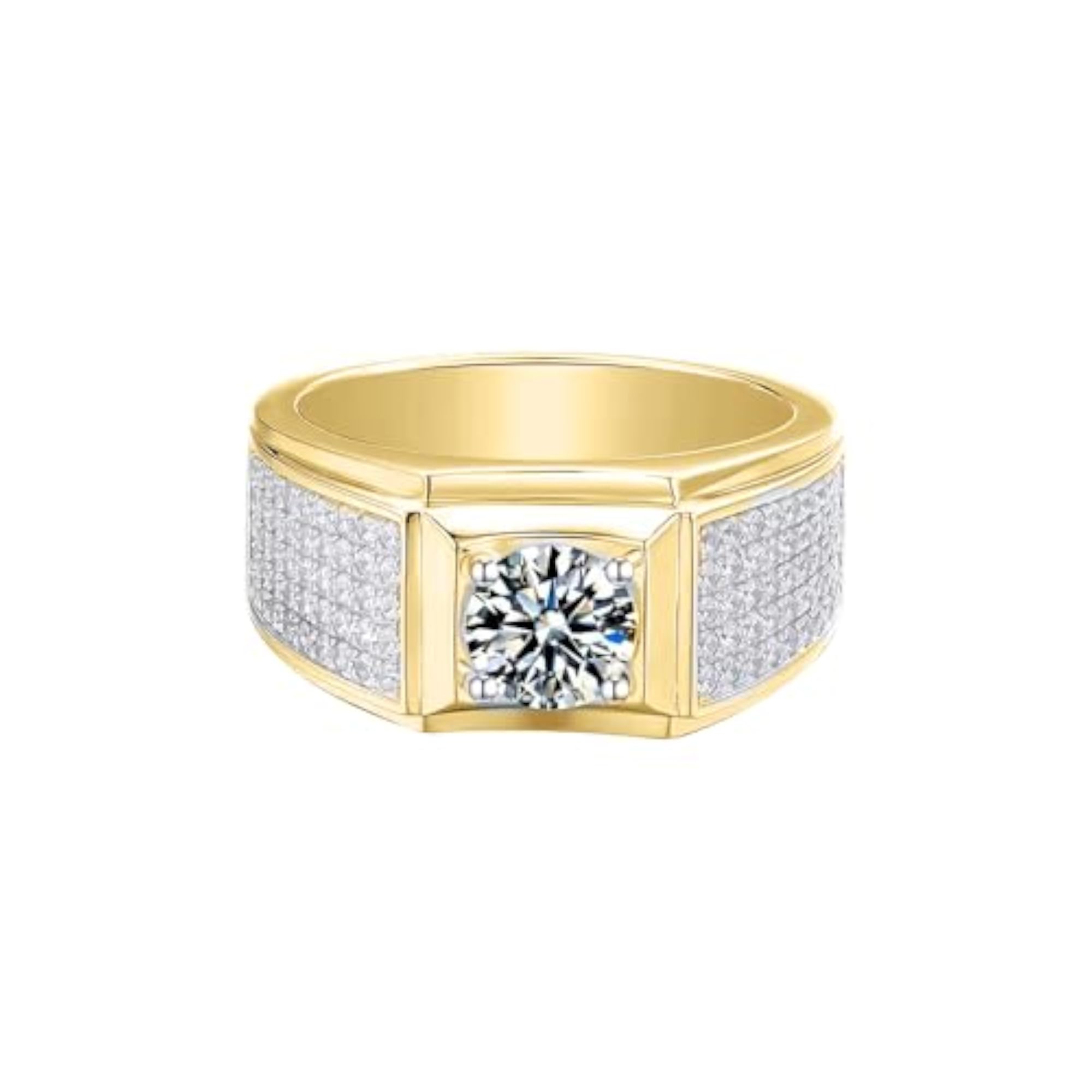 Stylish Adjustable Silver Finger Ring for Men
