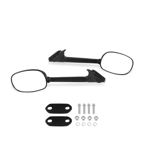 Espejos retrovisores antivibración para Yamaha TMAX 500 con visión angular ampliada 2