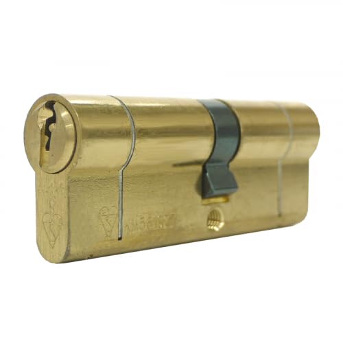 UAP High Security 35/55 (30-10-50) 90mm Euro Cylinder Lock in Brass