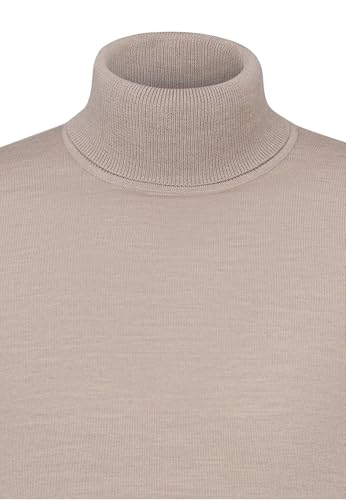Pull à col roulé en maille douce marron homme Bugatti 7700-65540B L
