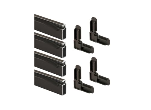 FHC PL7806 Screen Frame Kit - 5/16" x 3/4" x 36" - Aluminum - Bronze Finish (1 Kit)