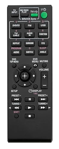 New RM-ADU138 Replaced Remote fit for Sony DAV-TZ140 HBD-TZ140 DAV-TZ150 HBD-TZ145 DAV-TZ145 AV-RZ130 DAVTZ150 HBDTZ145 DAVTZ145 AVRZ130 DAVTZ140 HBDTZ140 Audio Vidio AV System RM-ADU101 DAV-TZ135