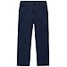 Izod Boys School Uniform Flat Front Twill Pants, Navy, 4
