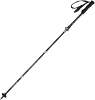 Azteq, Bastão de Caminhada Actos Pro Race Carbon Estrutura em Carbono 3K Ajustável 38-135cm para Trilhas e Aventura, Preto