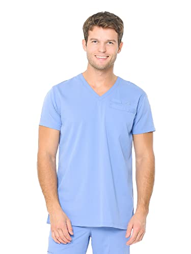 IguanaMed Men's 9450 Icon 1-Pocket Top Ciel Blue M