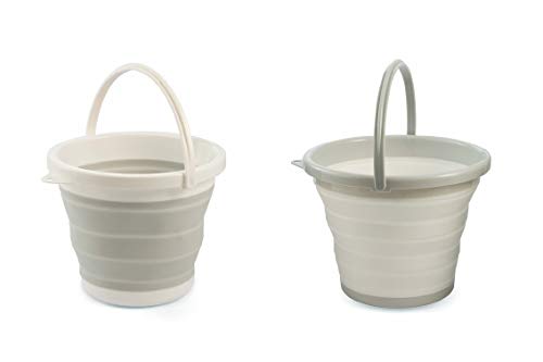 Galileo Casa Seau Pliable 5 litres, 2 bacs, Assorti