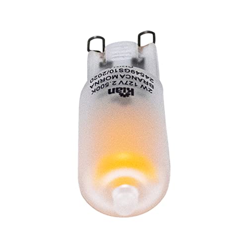 Kian - Lâmpada Led Cápsula G9 2W 2500K Branca Quente 127V Bulbo Fosco