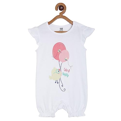Image of miniklub Girls Pack of 2 Printed Rompers