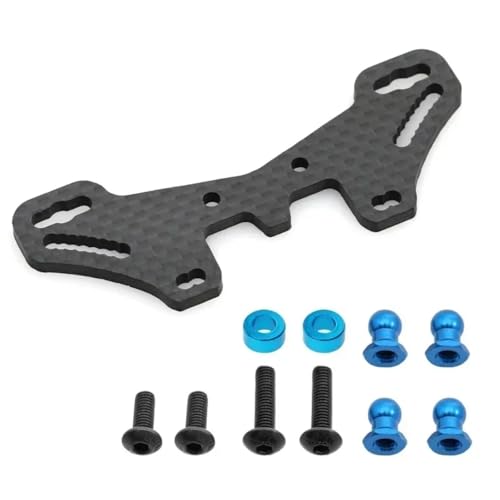 RC�A�N�Z�T���[ Compatible With Tamiya TT02S TT02SR For TT-02 Type-S 1/10 RC�J�[�p�[�c �J�[�{���t�@�C�o�[�p�^�[�� �t�����g�����A �������� �V���b�N�^���[�v���[�g