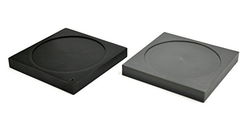 Eisco Labs - Ice Melting Plates with Rims, 1 Aluminum Plate, 1 Plastic Foam Plate - Heat Transfer Demonstration Kit - Conductivity & Heat Transfer Experiment, Energy Transfer, Melting Plates by EISCO - Used condition - US$20.81