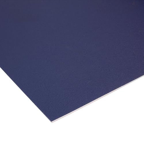 Primaflor PVC Bodenbelag - PVC Boden Meterware - Vinylboden - Schwer Entflammbar - Nicht Reflektierende Oberfläche - EXPOTOP - 2,00m x 12,00m - Uni Blau