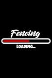  Fencing loading: A5 Liniertes Notizbuch auf 120 Seiten - Fechten Notizheft  Geschenkidee für Florett, Säbel und Degen Freunde, Vereine und Mannschaften