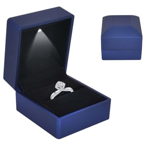 Boîte à Bague Colexy avec LED Cover
