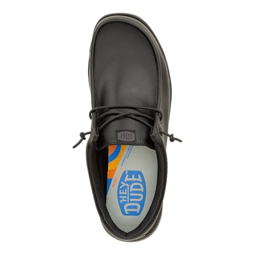 Image of HEYDUDE Men's Wally Work CE Slip-On Loafers | Lightweight CE-Certified Work Shoes | Water-Repellent & Slip-Resistant Outsole