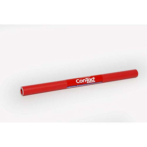 Plástico Adesivo Contact, Plastcover, Opaco Vermelho, 45cmx2m