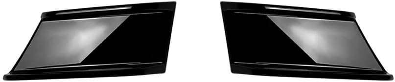 ABS Carbon Fiber Look, 4Pcs Car Front Compatible for BMW 4 Series G22 G23 M Sport 2020+ MP (Black Set)