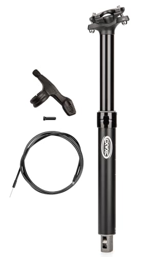 CXWXC Dropper Post 27.2/30.9/31.6mm - 125mm Travel Bike Seat Post - Dropper Seatpost Internal Cable...