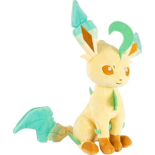 Image of Pokemon Leafeon Plush - 8-Inch Soft Plush with Authentic Details