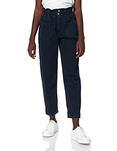 Teddy Smith Jeans pour Femme - Modèle P-Emy Pocket Used - Coupe Classique - Blue Black - Taille M