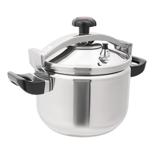 23.2 Quart Pressure Cooker Stainless Steel Pressure Cooker, Large Capacity, Commercial Pressure Cooker Clamp On Type, Single Valves for Family or Commercial Use