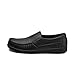 Men's Non-Slip Restaurant Service Shoes Waterproof Kitchen Work Chef Shoes Fashion Formal Business Casual Fisherman Loafers Black 8