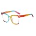 Ladies Fashion Rainbow Blue Light Blocking Computer Work Goggles Anti-Glare Presbyopia (rainbow, 2.5, multiplier_x)