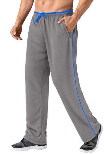 MAGNIVIT Men's Lightweight Sweatpants with Zipper Pockets
