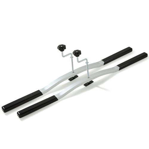 PVNIEFC Snowmobile Ski Tie Down Bar with Crank & Plate 2PK