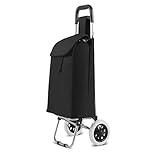 Vielseitig anwendbar - Unser Einkaufstrolley bietet Ihnen viel Stauraum und ist Ihr Helfer beim Einkaufen. Dabei ist die Tasche abnehmbar. Wenn Sie die Tasche abnehmen, wird der Einkaufstrolley zu einem Wagen, mit dem Sie schwere Gegenstände tragen können.