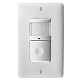 Occupancy Sensor, PIR, 1200 sq ft, White
