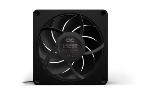 Alphacool Apex Stealth Metal Fan 2000rpm (120x120x25mm) Case fan for PC (MATTE BLACK) 2