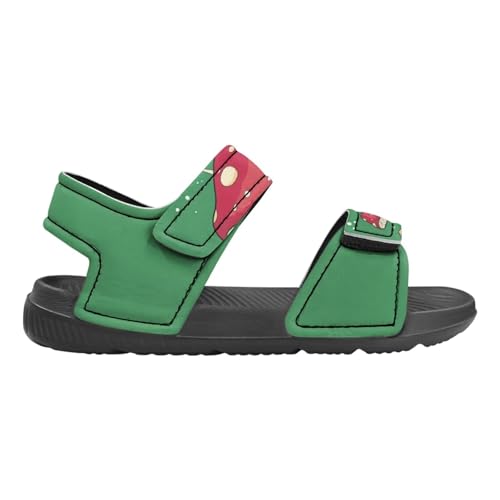 Kids Sandals Cartoon Car Print Athletic Sandals for Boys US 5 Causal Summer Sport Shoes with Adjustable Strap for Hiking Walking Beach Pool4