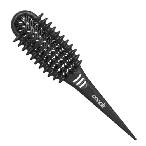 Conair Curl Define Pro Detangling Hairbrush, Short, Loose Curls, Dual Vents