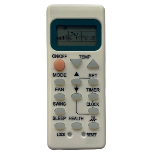 Image of Upix AC Remote No. 73 (No Backlight), Compatible /Replacement for Hyundai AC Remote Control (Exactly Same Remote Will Only Work)