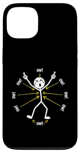 Ow Ow Ow Ow Stickman Figure Humorous Chronic Pain Awareness �X�}�z�P�[�X iPhone 13 �p