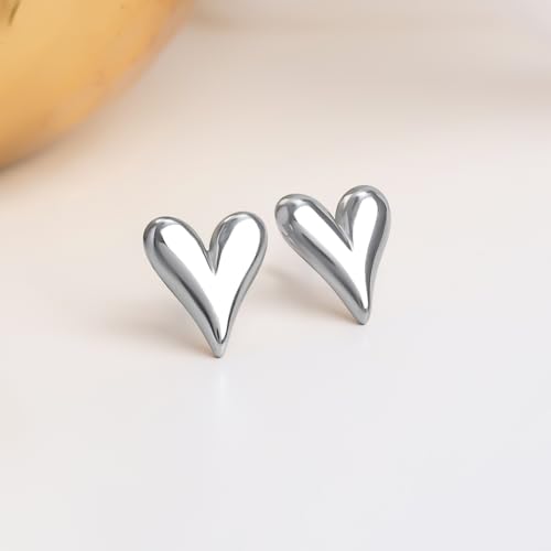Image of Rubans Demi Fine Stainless Steel Stud Earrings Daily Gift for Women & Girls