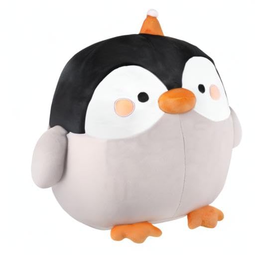 GAGAKU Plüschkissen 30cm Plüschtier Kuscheltie für Kinder Erwachsene süßes Stofftier Geschenk für Geburtstag Jahrestag (Im Dunkeln leuchtende Pinguine)