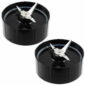 Paquete de 2 piezas de repuesto de hoja cruzada compatibles con mezcladoras Magic Bullet MB1001 de 250 W