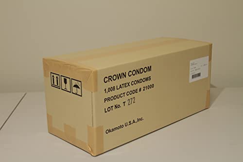 Crown Lubricated Condom (Case Of 1008) #TOP7