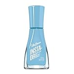Sally Hansen Insta-Dri Nail Polish, Up in the Clouds, 60 Seconds Quick Drying, Long Lasting, Streak Free, Shiny Finish, 3-in-1 Formula, Built in Base and Top Coat, 9.17ml