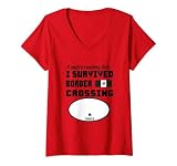 Divertido y genial si estás leyendo esto I Survived Border Crossing Northern Baja Mexico City Southern California diseño es un gran regalo de cumpleaños, Navidad, Día de la Madre, Día del Padre, vacaciones de Hanukkah para cualquier día festivo mexicano latinoamericano