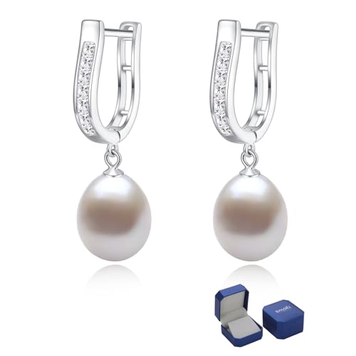 BAMIKI Freshwater Cultured Pearl Dangle Drop Earrings for Women product image