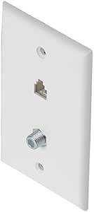 STEREN 300-146IV DUAL MODULAR TELEPHONE SURFACE JACK IVORY RJ11 - Foto 4