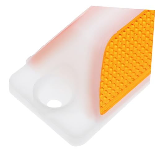 Cabilock 2pcs Reflectores Rectangulares de Señalización Vial miniatura 4